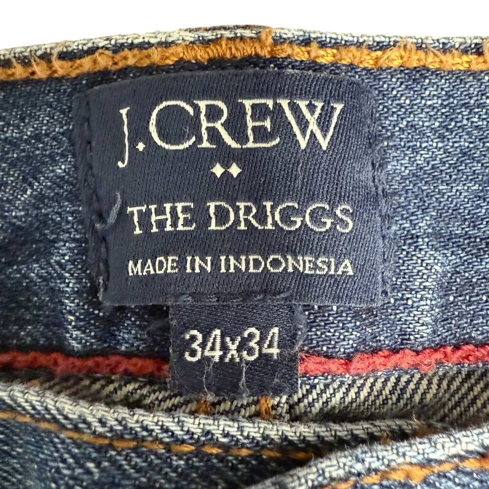 EUC Men's‎ J. CREW The Driggs Medium Wash Jeans C9885 | Size 34 x 34
